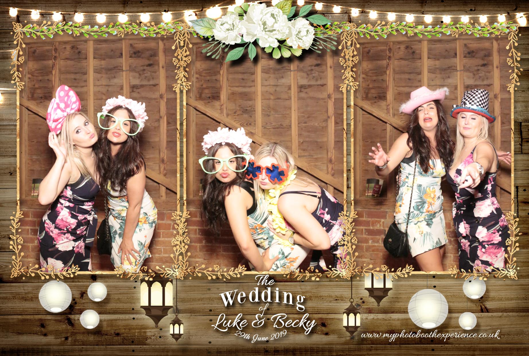 Luke & Becky's Wedding | View more photos from the event at gallery.myphotoboothexperience.co.uk/u/MyPhotoBoothExperienceLtd/Luke-Beckys-Wedding